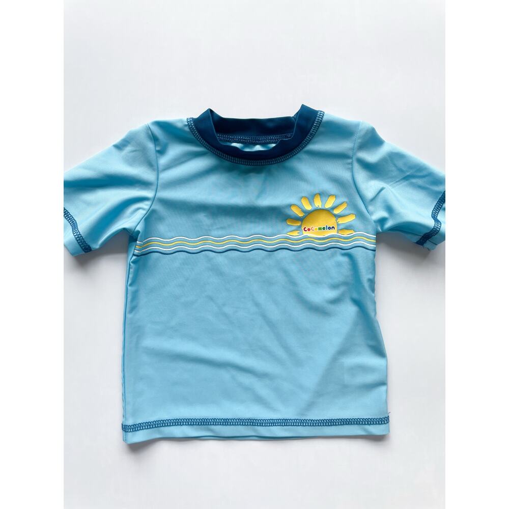 Toddler Boys Cocomelon Short Sleeve Rash Guard Size 18 months